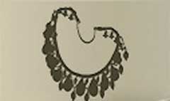 Necklace silhouette