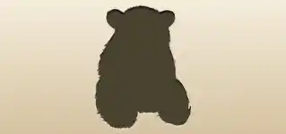 Panda silhouette