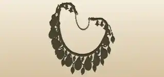 Necklace silhouette