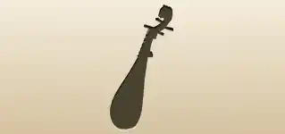 Lute silhouette