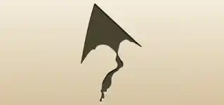 Kite silhouette