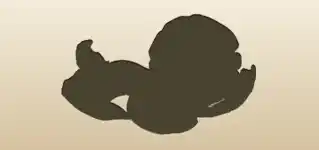 Tangerine silhouette