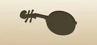 Lute silhouette