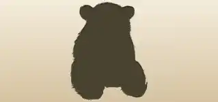 Panda silhouette