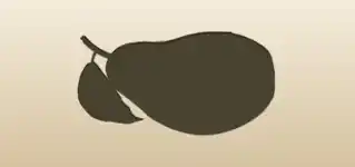 Pear silhouette