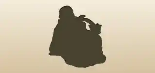 Buddha silhouette
