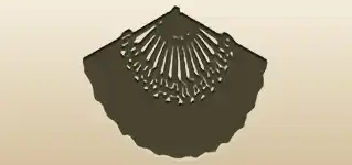 Hand Fan silhouette