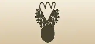 Necklace silhouette