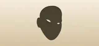 Mask silhouette