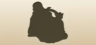 Buddha silhouette
