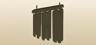Wind Chimes silhouette