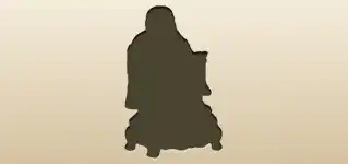 Buddha silhouette