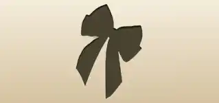Ribbon Bow silhouette
