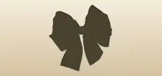Ribbon Bow silhouette
