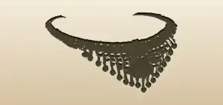 Necklace silhouette