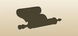 Scroll silhouette