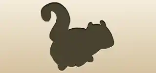 Flying Squirrel silhouette