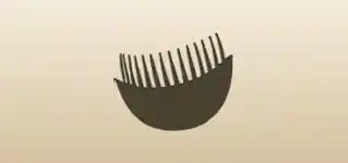 Comb silhouette