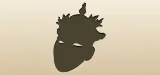Mask silhouette