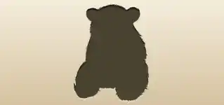 Panda silhouette