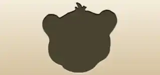 Panda silhouette