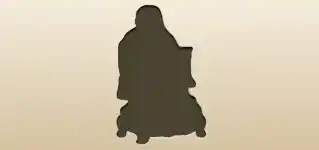 Buddha silhouette