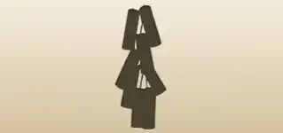 Firecrackers silhouette