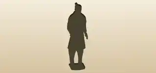 Terracotta Warrior silhouette