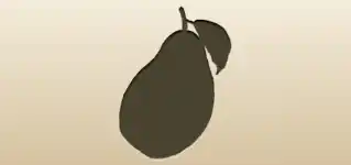 Pear silhouette