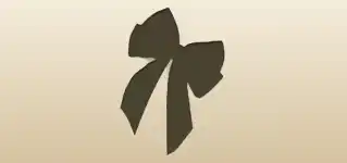 Ribbon Bow silhouette