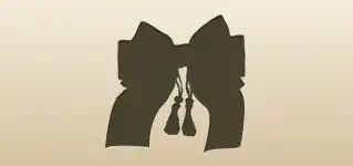 Ribbon Bow silhouette