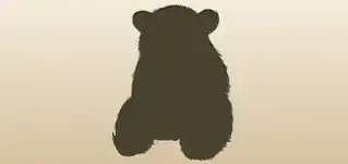 Panda silhouette