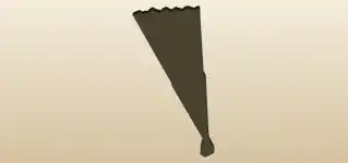 Hand Fan silhouette