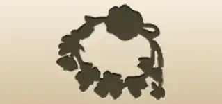 Wreath silhouette