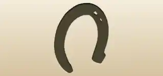 Horseshoe silhouette