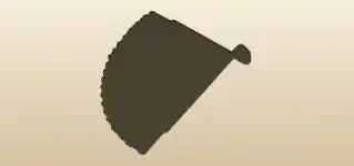 Hand Fan silhouette