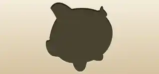 Piggy silhouette