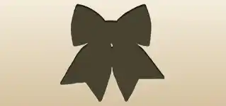 Ribbon Bow silhouette