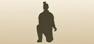 Terracotta Warrior silhouette