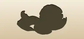 Tangerine silhouette