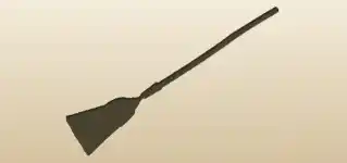 Broom silhouette