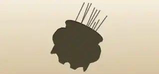 Incense Holder silhouette