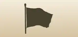 Flag silhouette