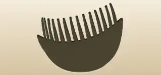 Comb silhouette
