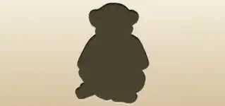 Monkey silhouette