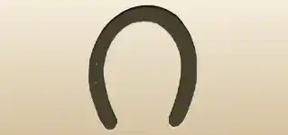Horseshoe silhouette