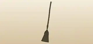 Broom silhouette