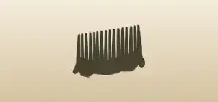 Comb silhouette