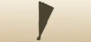 Hand Fan silhouette