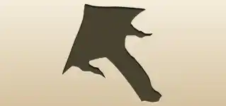 Kite silhouette